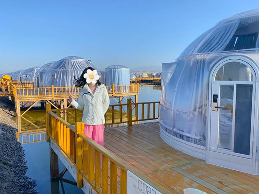 City: Dali, China - Erhai Lake \ nStyle: 7.05 meters in diameter \ nUsage: A popular check-in homestay